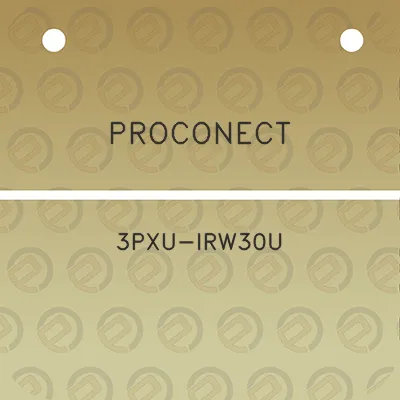 proconect-3pxu-irw30u