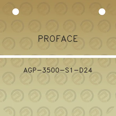 proface-agp-3500-s1-d24