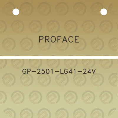 proface-gp-2501-lg41-24v