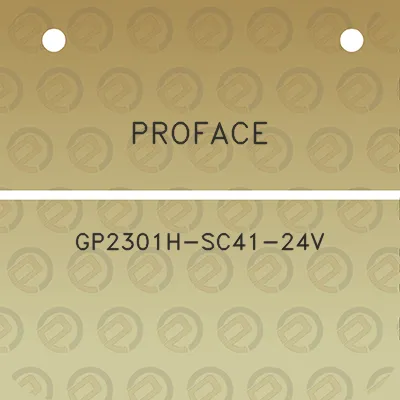 proface-gp2301h-sc41-24v