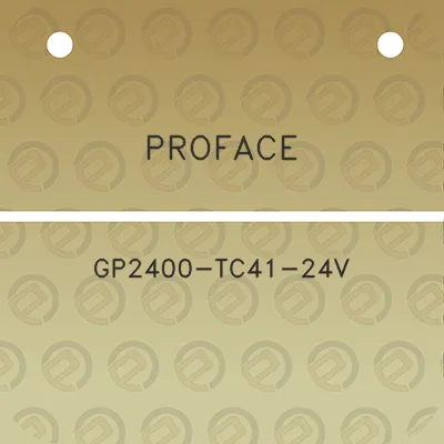 proface-gp2400-tc41-24v