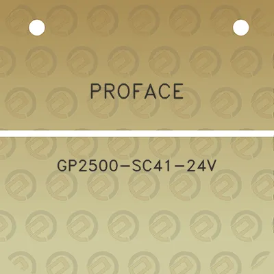 proface-gp2500-sc41-24v