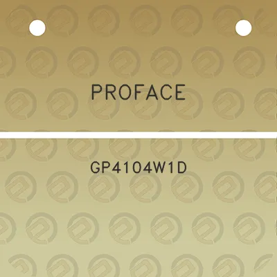 proface-gp4104w1d