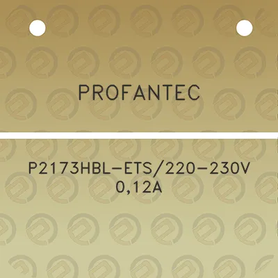 profantec-p2173hbl-ets220-230v-012a