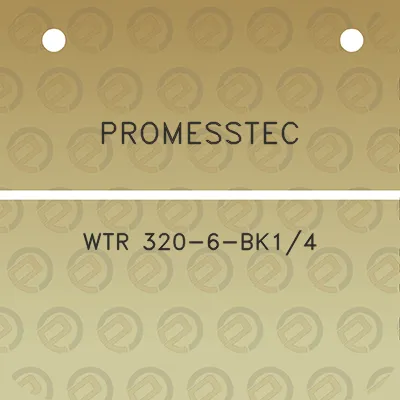 promesstec-wtr-320-6-bk14