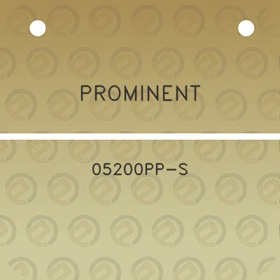 prominent-05200pp-s