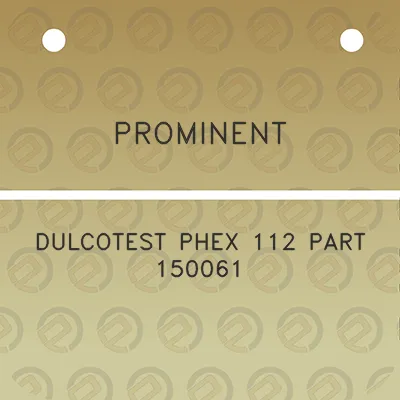 prominent-dulcotest-phex-112-part-150061