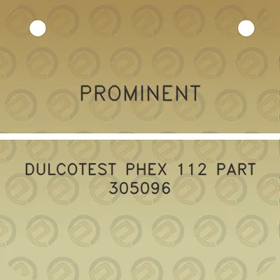 prominent-dulcotest-phex-112-part-305096