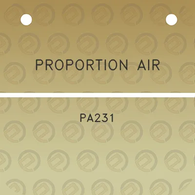 proportion-air-pa231