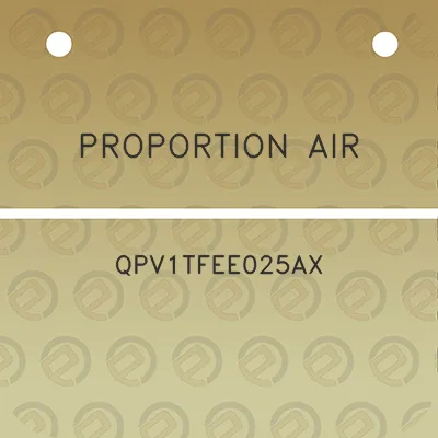 proportion-air-qpv1tfee025ax