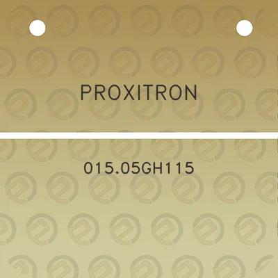 proxitron-01505gh115