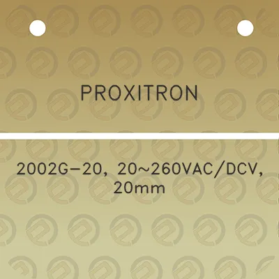 proxitron-2002g-20-20260vacdcv-20mm