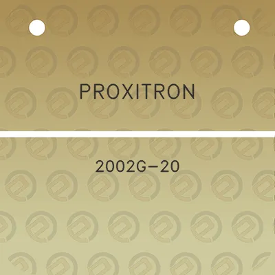 proxitron-2002g-20