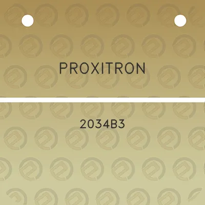 proxitron-2034b3