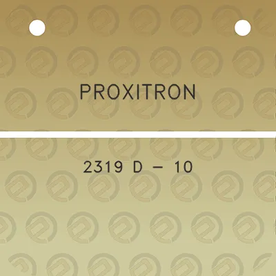 proxitron-2319-d-10