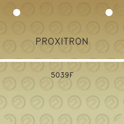 proxitron-5039f