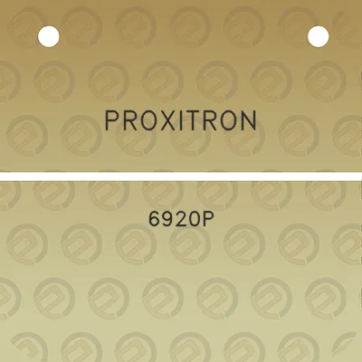 proxitron-6920p