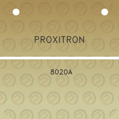 proxitron-8020a