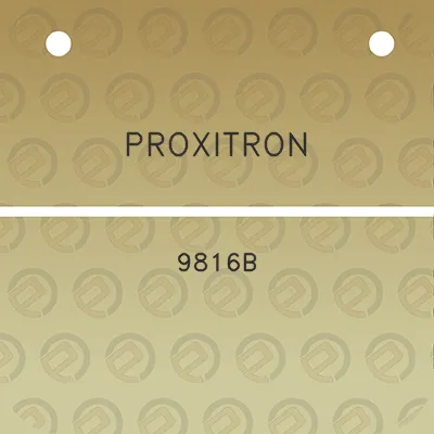 proxitron-9816b