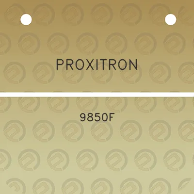 proxitron-9850f