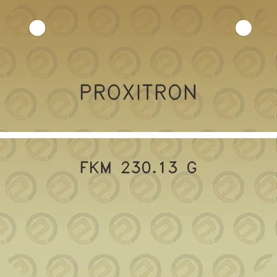 proxitron-fkm-23013-g