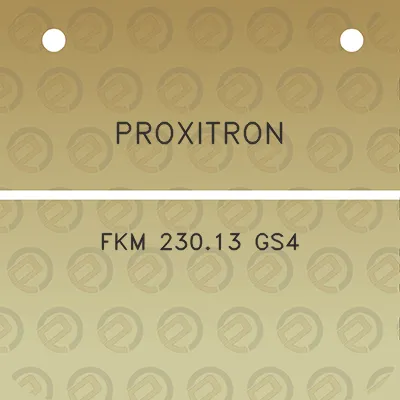 proxitron-fkm-23013-gs4