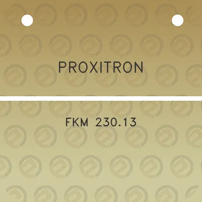 proxitron-fkm-23013