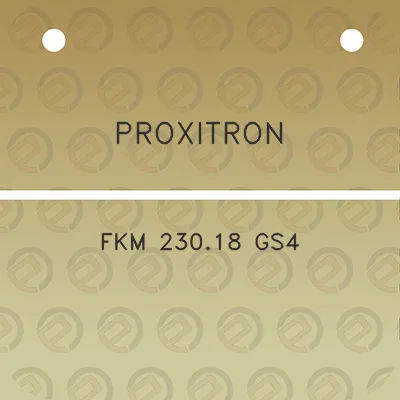 proxitron-fkm-23018-gs4