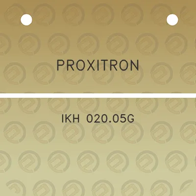 proxitron-ikh-02005g