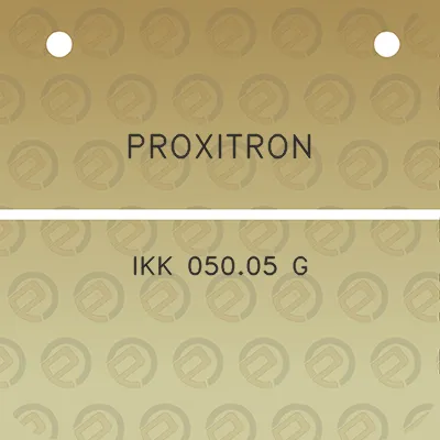 proxitron-ikk-05005-g