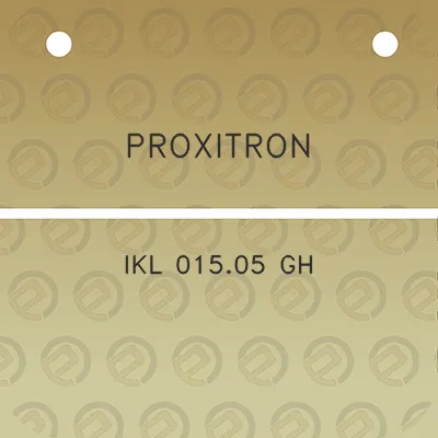 proxitron-ikl-01505-gh