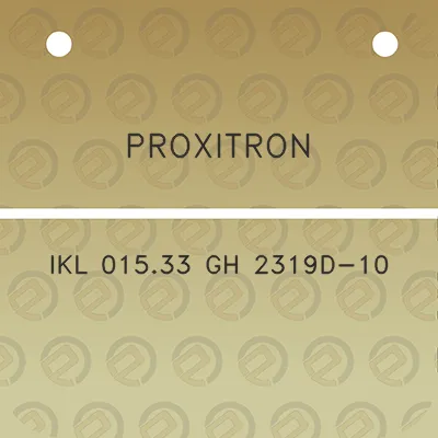 proxitron-ikl-01533-gh-2319d-10