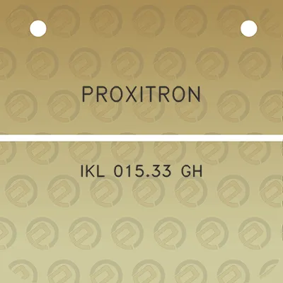 proxitron-ikl-01533-gh