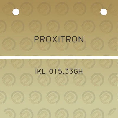 proxitron-ikl-01533gh