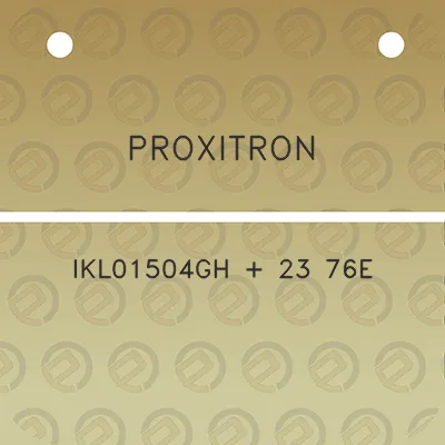 proxitron-ikl01504gh-23-76e