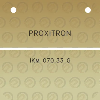 proxitron-ikm-07033-g