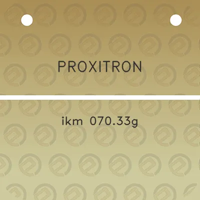 proxitron-ikm-07033g