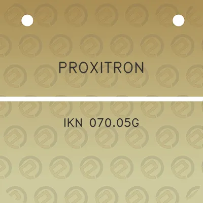 proxitron-ikn-07005g