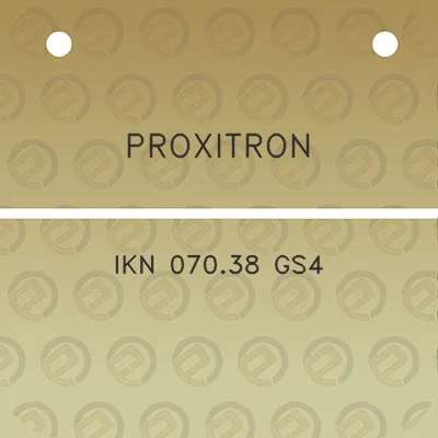 proxitron-ikn-07038-gs4