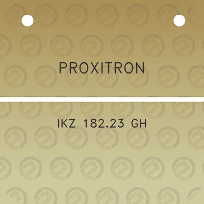 proxitron-ikz-18223-gh