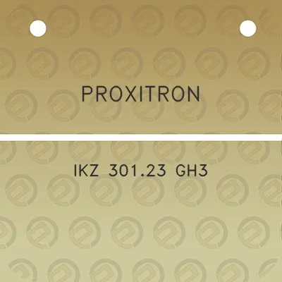 proxitron-ikz-30123-gh3