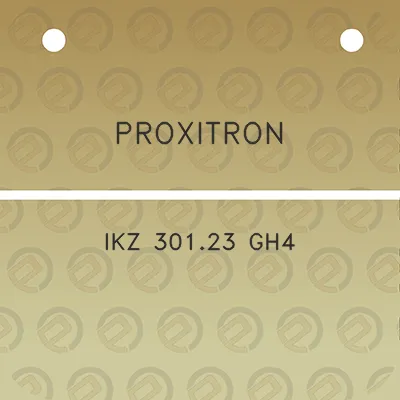 proxitron-ikz-30123-gh4