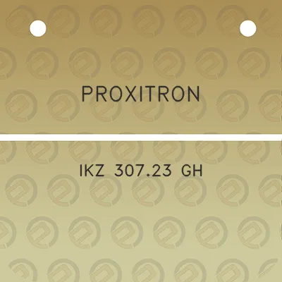 proxitron-ikz-30723-gh