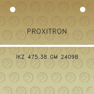 proxitron-ikz-47538-gm-2409b