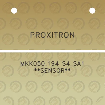 proxitron-mkk050194-s4-sa1-sensor