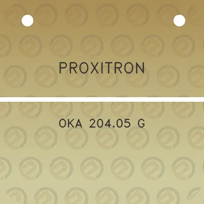 proxitron-oka-20405-g