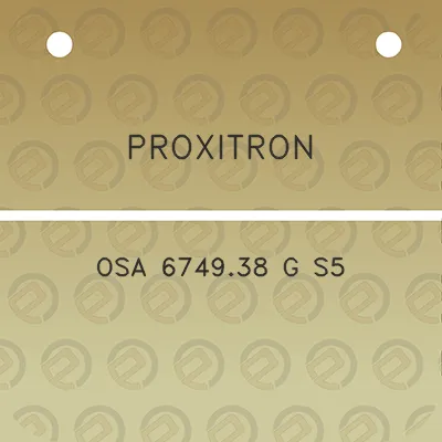 proxitron-osa-674938-g-s5