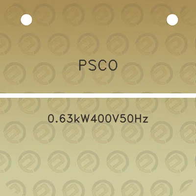 psco-063kw400v50hz