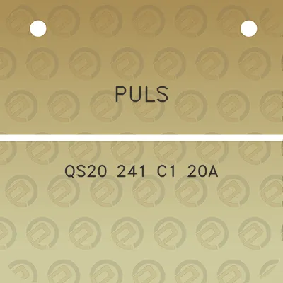 puls-qs20-241-c1-20a