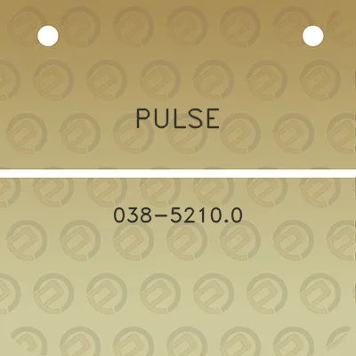 pulse-038-52100